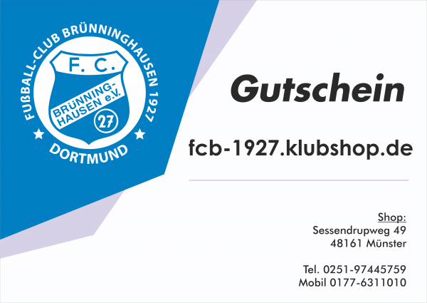 Gutschein 100 Euro FC Brünninghausen